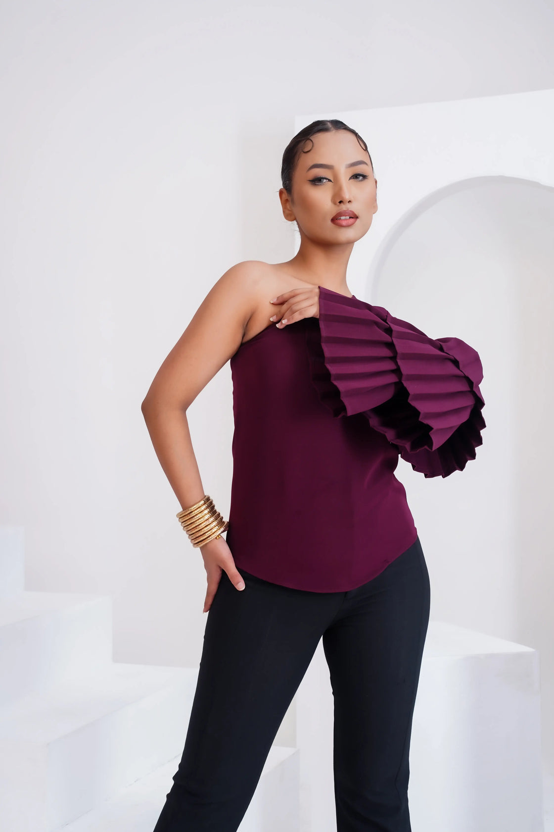 The ruffled enchantment top